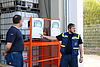 Ausbildung der Fachgruppe Logistik Materialwirtschaft zum Thema Lagerlogistik (Bild: Dieter Seebach/THW Augsburg)